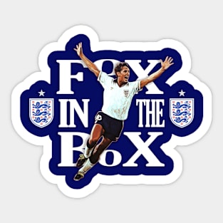 Gary Linkeker - FOX IN THE BOX Sticker